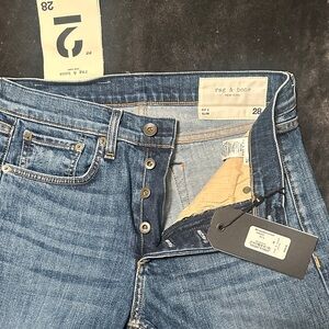 Rag & Bone Men's Slim Fit Denim Jeans